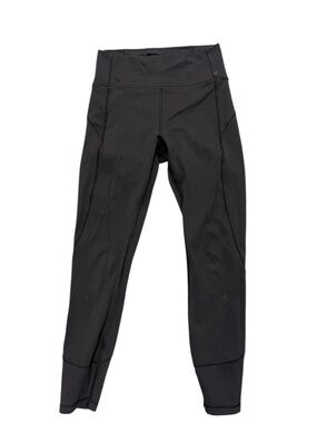 Lulu lemon athletica Black High-Waist Athletic Leggings size 6